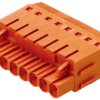 Weidmüller 1844040000 Obudowa złącza pin żeńskiego na kabel BLT 5.08/07/180F SN OR BX, wire-to-board, piny: 7, 17 A, 36
