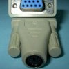 ADAPTOR DB9F->DIN MINI 6F ZA 00005