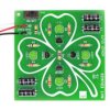 VAVTEDU623 Czterolistna koniczynka LED (Zestaw do nauki lutowania) AVTEDU623