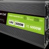 INVGC24P3000LCD Inverter, sine, 3000/6000 W, 24 V, earthing contact