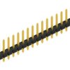 Pin header, 20 pole, pitch 2.54 mm, straight, black, 10058377