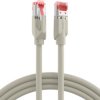 Patch cable, RJ45 plug, straight to RJ45 plug, straight, Cat 6A, S/FTP, LSZH, 0.15 m, gray, K8051.0,15