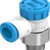 Zawór regulacyjny pneumatyczny Exhaust Air One-way Flow Control z przełącznikiem pokrętnym R 1/8 Festo 1/8in