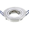 V-TAC VT-782 Bracket Silver 50mm Rings for GU10/GU5.3 Bulbs Spring Retention