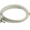 Przewód zasilający OMY 3x1,5mm2 z wtyczką kątową 2P+Z Uni-Schuko biały 1,5m