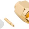 SMA plug 50 Ω, 0.141 semi-rigid, RG-402, Belden 1673A, solder connection, straight, 901-9868-RFX