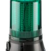 Lampa sygnalizacyjna LED 70 → 265 V. Migające, obrotowe, stałe Zielony Montaż powierzchniowy LED