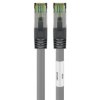 Kabel Patchcord CAT 8.1 S/FTP PIMF RJ45/RJ45 0,25m szary