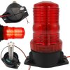 Kogut Lampa błyskowa ostrzegawcza MOCNY 30x LED 230V CZERWONY IP44