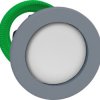Pushbutton, unlabeled, unlit, groping, waistband round, white, front ring light gray, mounting Ø 30.5 mm, ZB5FA16C0