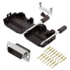Encitech 6355-0078-02 D-Sub Pin Strip set 15 Pins Crimp 180° 1pc