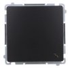 Simon Basic Łącznik schodowy (moduł) 16AX, 250V, zaciski śrubowe czarny BMW6A.01/49