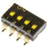 Przełącznik DIP 4-pozycyjny 4PST SMD 25 mA przy 24 V DC -20 → +70°C