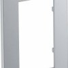 Ramka okładki 2x 84x140mm alu OBO Bettermann, 6119366, (S x W) 84 mm x 140 mm