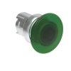 Metalowy przycisk podświetlany grzybkowy samoczynny powrót fi40mm Zielony LPSBL6143