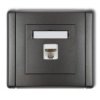 Flexi Gniazdo Komputerowe Pojedyncze 1Xrj45, Kat. 6, 8-Stykowe Grafitowy 11Fgk-3