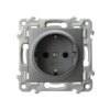 SZAFIR Gniazdo pojedyncze SCHUKO szary mat GP-1ZS/m/70 OSPEL