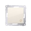 SIMON 54 Wyłącznik zwierny przycisk „dzwonek” (moduł) zaciski śrubowe kremowy DD1A.01/41 KONTAKT SIMON