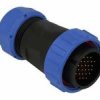 SPP2910-26WW Wtyk 26 pin na kabel (13-16mm) okrągły, zakręcany, wodoodporny - gwint wewnętrzny (5A)
