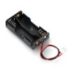 Koszyk na baterie 2xAA z wtykiem JST-PH 2,54mm