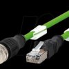 142M2X15010 Connecting cable M12-RJ45, 8-pin, 1 m