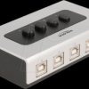 87763 USB 2.0 switch, 4 port, 4x USB-B to 1x USB-A, bi-directional