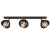 Lampa Sufitowa Drewno 3Xe27 Nora Black