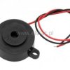 Buzer 12V z generatorem , ton ciągły, czarny