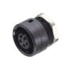 Binder 09-0998-00-05 Female 5 Pin Panel Mount Bayonet with Solder Terminal