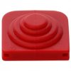 Przepust uszczelniający gumowy 21mm do puszek PIP 4mm2 boczny czerwony W2