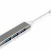 ADAPTER HUB 3XUSB 2.0 + TYPE C