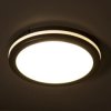Plafoniera LED BENO ECO 40W CCT O B 3800lm(WW)/4050lm(NW)/3900lm(CW) 3000/4000/6500K regulacja barwy IP65 czarny 38387