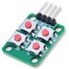 Klawiatura matrycowa 2x2 moduł 4 przyciski Tact Switch do Arduino + piny