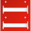 PA device marker, (L x W) 60 x 30 mm, red, 30 pcs, 1158830000