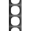 Vestra Ramka poczwórna IP20 czarny 3874-09