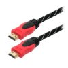 Przyłącze HDMI-HDMI PREMIUM proste 1.0m RED