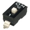 Przełącznik DIP 1-pozycyjny SPST SMD 100 mA przy 50 V DC (liniowy), 25 mA przy 24 V DC (impulsowy) -20 → +85°C