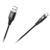Kabel USB - USB typu C REBEL 100 cm czarny