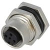 Złącze M12, żeńskie, PIN:5, gniazdo, proste, 60V M12A-05PFFP-SF8001