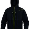 Bluza z tkaniny Softshell z poliestru Stretch, 3 warstwy laminowane, kolor Czarno-Żółty, rozmiar: 3XL, HOR2LNJ3X