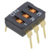 Przełącznik DIP-SWITCH Ilość sekcji 3 ON-OFF 0,025A/24VDC A6T3102