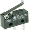 Mikroprzełącznik DB1C-B1SC 250 V/AC 6 A 1 x wł/(wł) ZF chwilowy 1 szt.