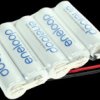 Rechargeable battery pack, NiMh, 2 Ah, 6 V, 5 cells, row