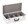 Perel Aluminium CD-Koffer voor 80 CDs, 25.4L