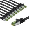 Kabel Krosowy Cat 8.1 Z Certyfikatem Ghmt, S/Ftp (Pimf), 5 M, Czarny, Zestaw...
