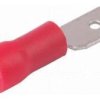 Konektor płaski męski izolowany 4.8mm 0.5mm 0.5-1.5mm² - końcówka kablowa SGE