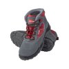 Buty zamszowe oxford szaro-czerwone 47 L3011947 Lahti Pro CB-851045
