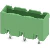 Pin header, 3 pole, pitch 7.62 mm, straight, green, 1766783