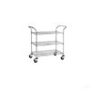 Wózek z 3 płaskimi półkamii, 609 x 907 x 940 mm