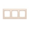 SIMON54 krem DR3/41 Ramka 3-krotna